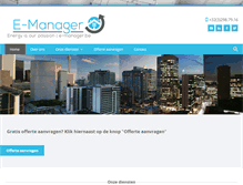 Tablet Screenshot of e-manager.be